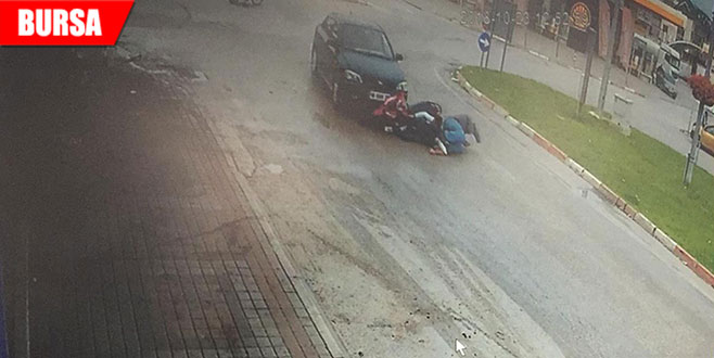 Otomobil ile motosiklet çarpıştı: 1 yaralı