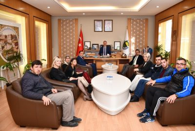 Engelli öğrencilerden Taban’a teşekkür ziyareti