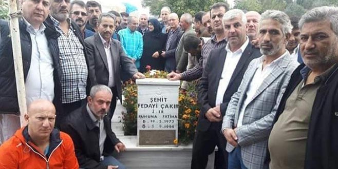 Silah arkadaşlarından şehide vefa