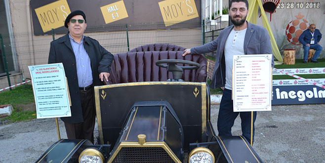 Bursa’da elektrikli arabalarda klasik devri