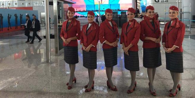 İşte THY kabin memurlarının yeni kıyafetleri İşte THY kabin memurlarının yeni kıyafetleri