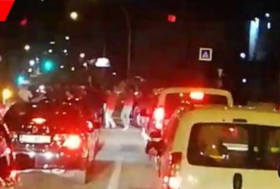 Silah sıkıp drift yaptılar! Bu da yetmiyormuş gibi…