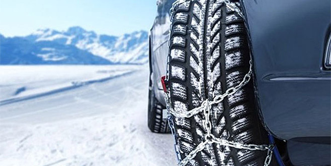 Kış lastiği uyarısı Kış lastiği uyarısı