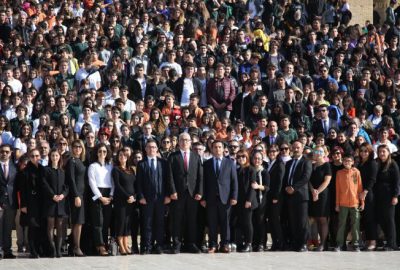 Doğa Koleji 3500 öğrencisi ile Ata’nın huzurunda