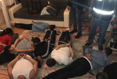 Bursa’da lüks villaya uyuşturucu baskını