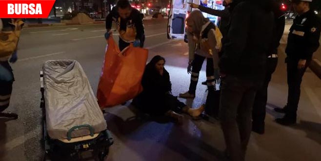 Yolun karşısına geçmek istedi ama… Yolun karşısına geçmek istedi ama…