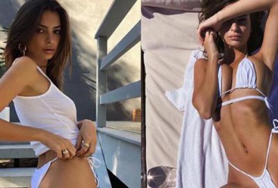 Emily Ratajkowski’den cesur pozlar