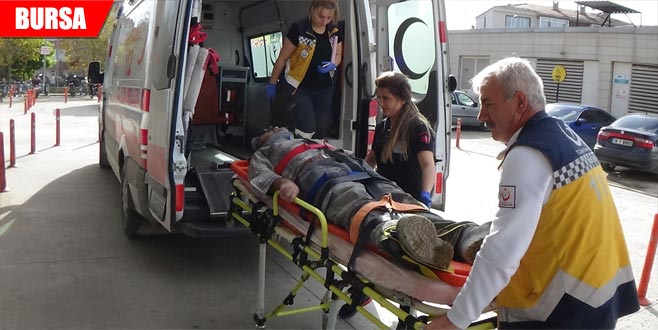 İnşaattan düşen usta yaralandı İnşaattan düşen usta yaralandı