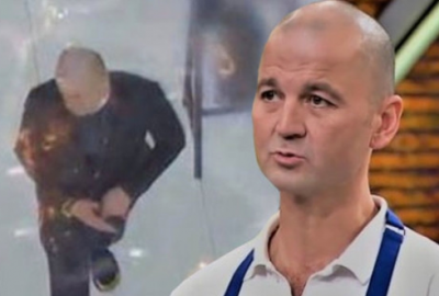 Diskalifiye edilen Murat, alışveriş merkezini birbirine kattı