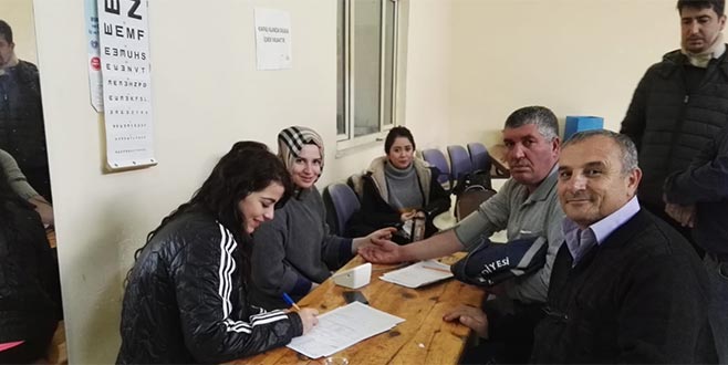 Belediye personeline sağlık taraması