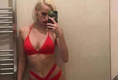 Çarşafla yarı çıplak poz verdi! Olay yarattı