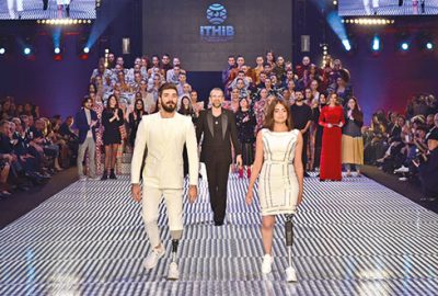 Ampute mankenler podyumda