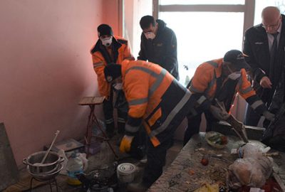 Belediyeden yaşlı adama destek