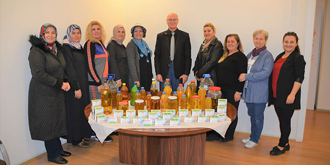 Atık yağ projesine kadınlardan destek