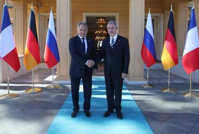 Milli Savunma Bakanı Akar, Rus mevkidaşı ile görüştü