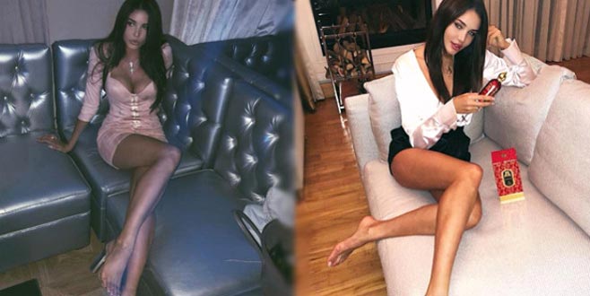 Ünlü model, ayaklarıyla dalga geçince bakın ne yaptı?