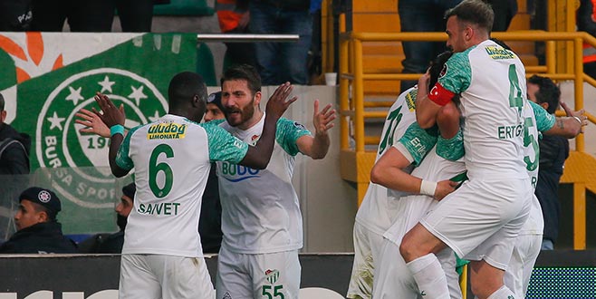 Bursaspor’dan muhteşem geri dönüş