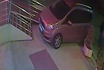 Duba hırsızları kameralara yakalandı