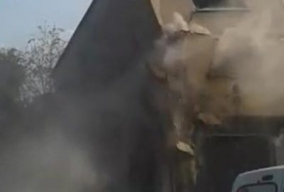 Hiçbir güvenlik önlemi yok! Korku dolu anlar…