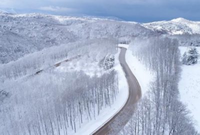 Uludağ havadan böyle görüntülendi