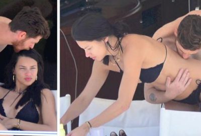 Aşka geldi! Sevgilisiyle dudak dudağa…