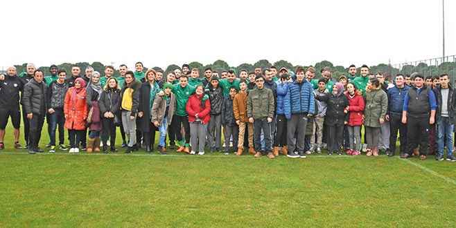 Bursaspor’un özel ziyaretçileri