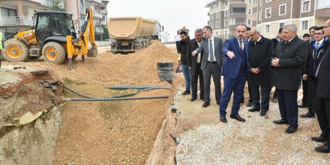 İnegöl’de su baskınları tarihe karışıyor İnegöl’de su baskınları tarihe karışıyor