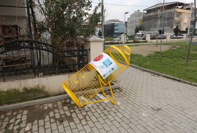 Gürsu’da pet şişe kafesleri oluşturuldu