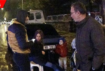 Vicdansız sürücü çarptı kaçtı