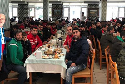 Bursaspor ve Antalyaspor taraftarlarından dostluk mesajı