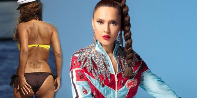 Demet Akalın kalçasını kaldırıyor