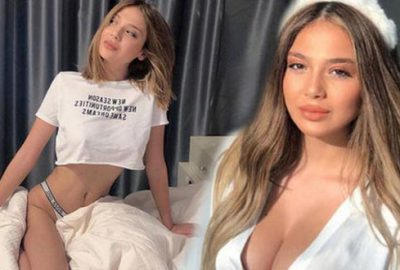 Takipçi sayısını iç çamaşırlı pozuyla kutladı!