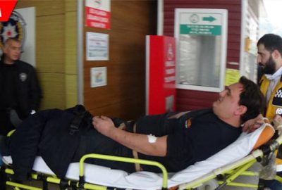 2 metre yükseklikten düşen işçi yaralandı