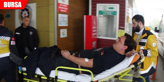 2 metre yükseklikten düşen işçi yaralandı