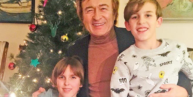 Torunlarıyla başbaşa 