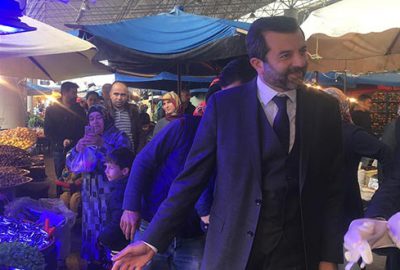 Işık’tan pazarda esnaf ziyareti