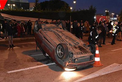 Korkutan kaza: 1 yaralı