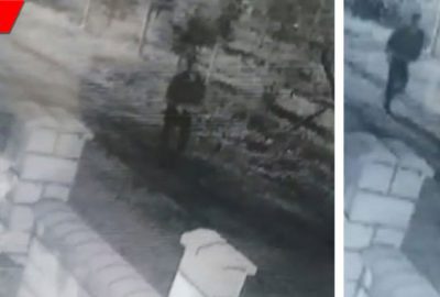 İnşaat malzemesi hırsızları güvenlik kamerasına yakalandı