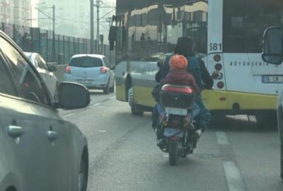 Tehlikeli yolculuk! Yürekleri ağza getirdiler