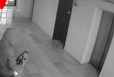 ‘Rahat hırsız’ kameraya böyle yakalandı