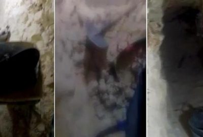 YPG/PKK’nın Münbiç’teki tünelleri görüntülendi