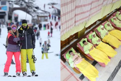Gündüz Uludağ’da akşam Bursa kaplıcalarında tatil keyfi