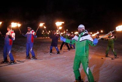Uludağ’da meşaleli şölen