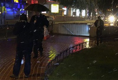 Bursalılar güne kar yağışı ile uyandı