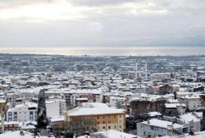 Orhangazi’de kar yağışı sonrası doyumsuz manzaralar