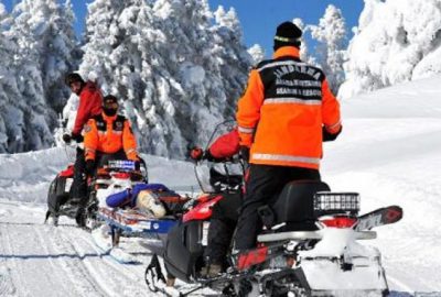 Uludağ’da nefes kesen tatbikat