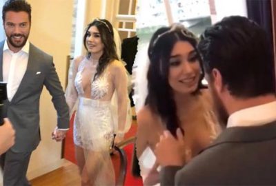 Sinan gelinin dekoltesinin görünce…