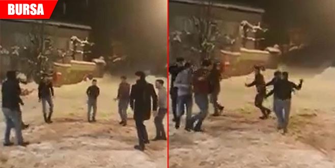 Kar yağışını böyle kutladılar Kar yağışını böyle kutladılar