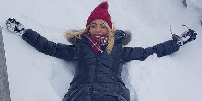 Linet’in Uludağ keyfi