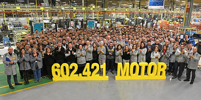 Oyak Renault’dan rekor motor üretimi